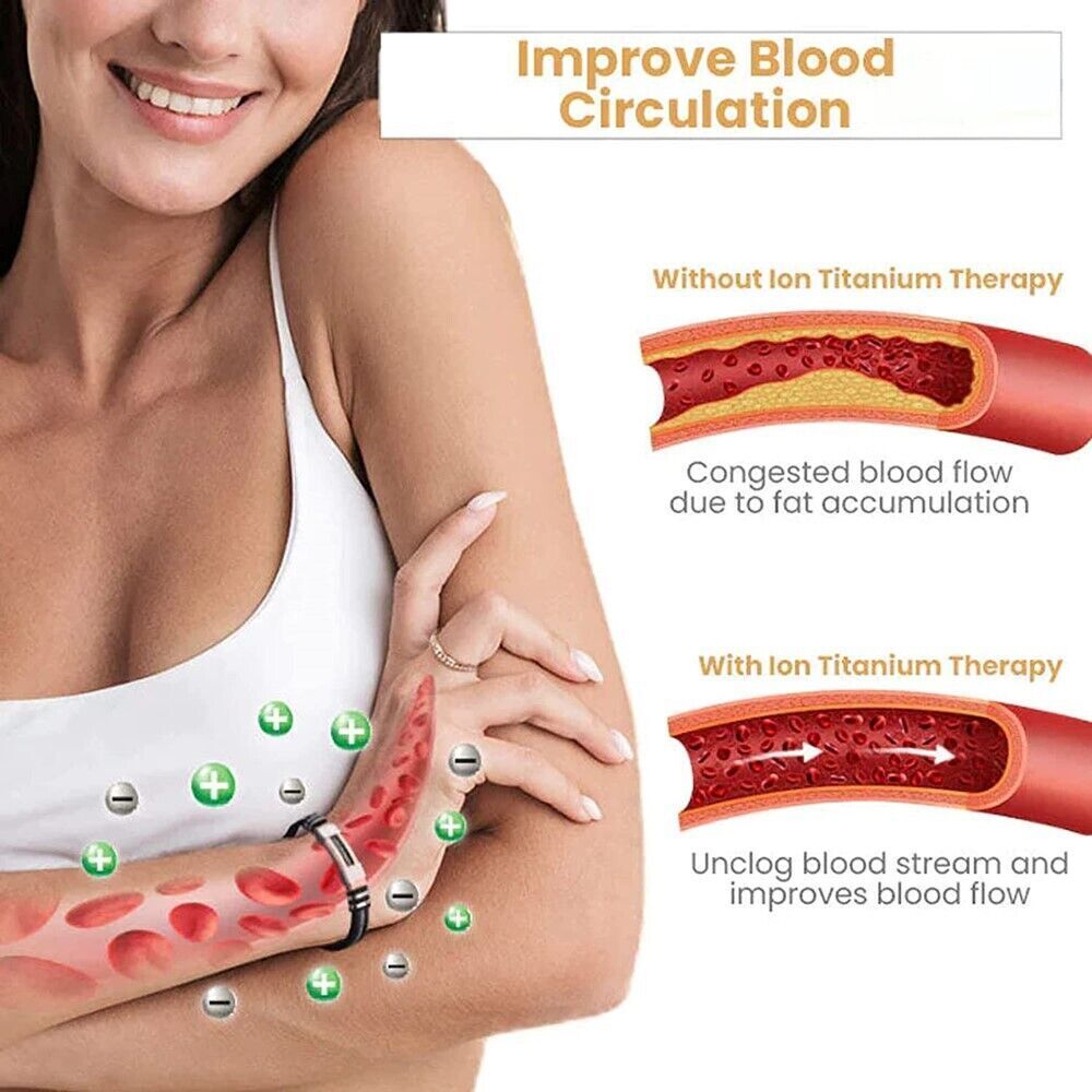 Titanion Wristband, Stainless Steel Magnetic Energy Bra