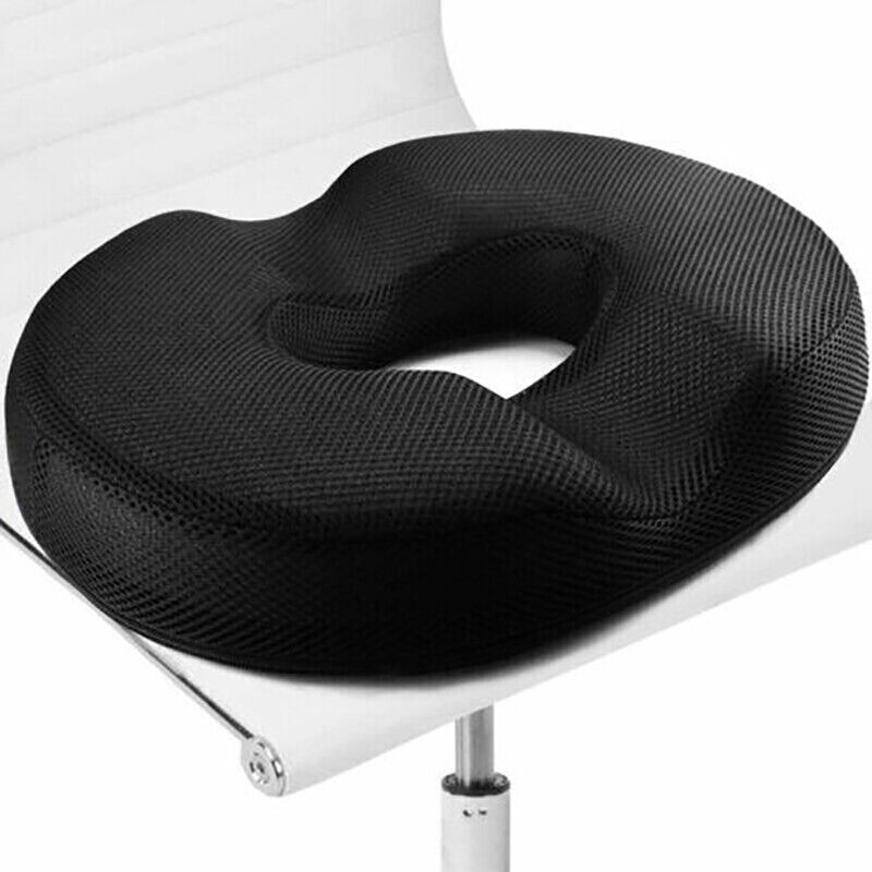 Donut Seat Cushion Non Slip Memory Foam Pillows Pain Relief Hemorrhoid Surgery