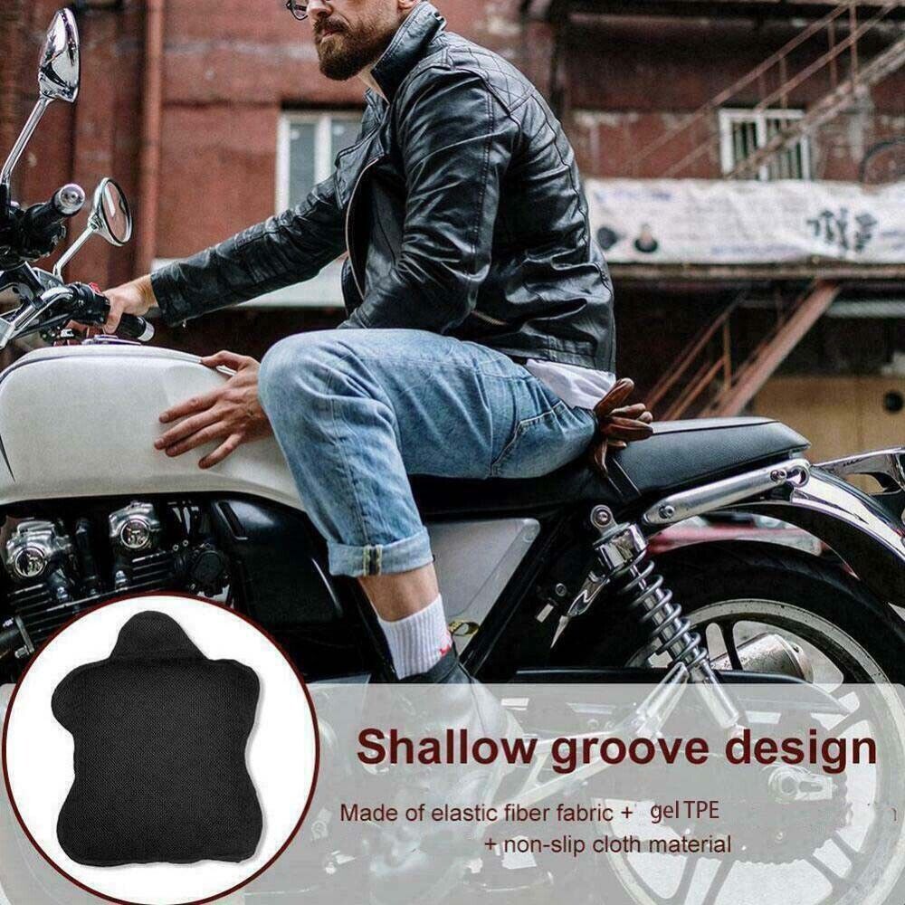 Universal Motorcycle Comfort Gel Seat Cushion Air Motorbike Pillow Pad Cover