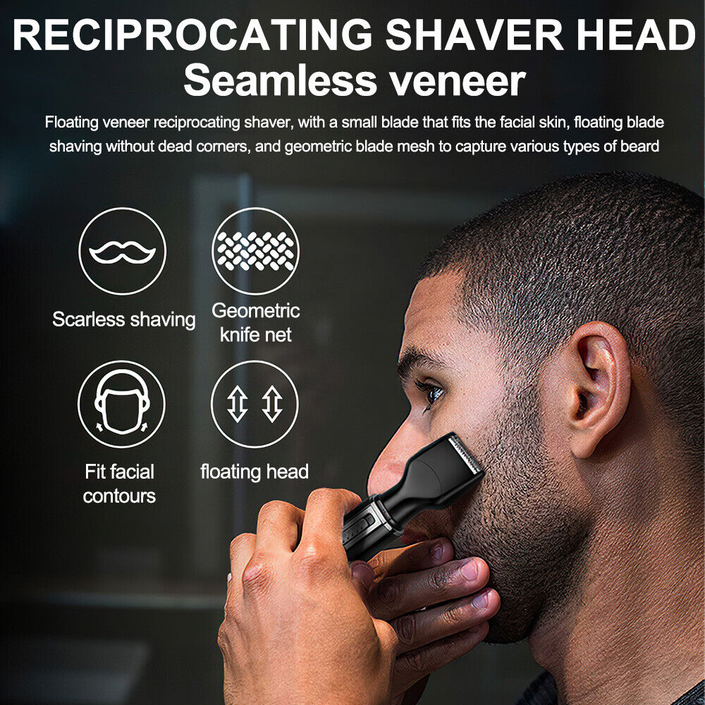 Kemei Electric Nose Hair Trimmer Men's Professional Facial Ear Beard Trimmer