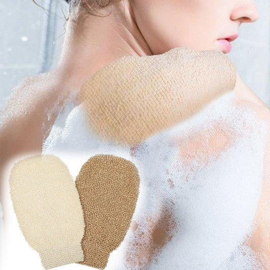 2pcs Bath Shower Towel Exfoliating Glove Mitt Scrub Remove Dead Skin-Mitten