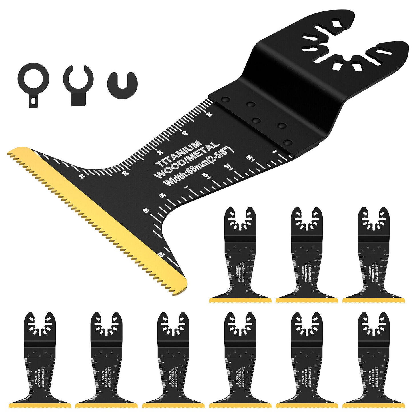 10PCS Oscillating Multi Tool Blade Saw Blades Wood Metal Cutter For Dewalt Fein