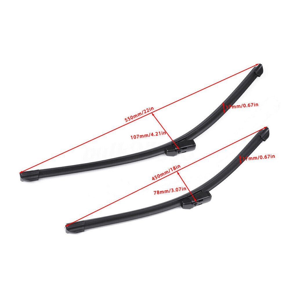 For Holden Colorado RG  Front Windscreen Wiper Blades Pair 18" 22"(2x)