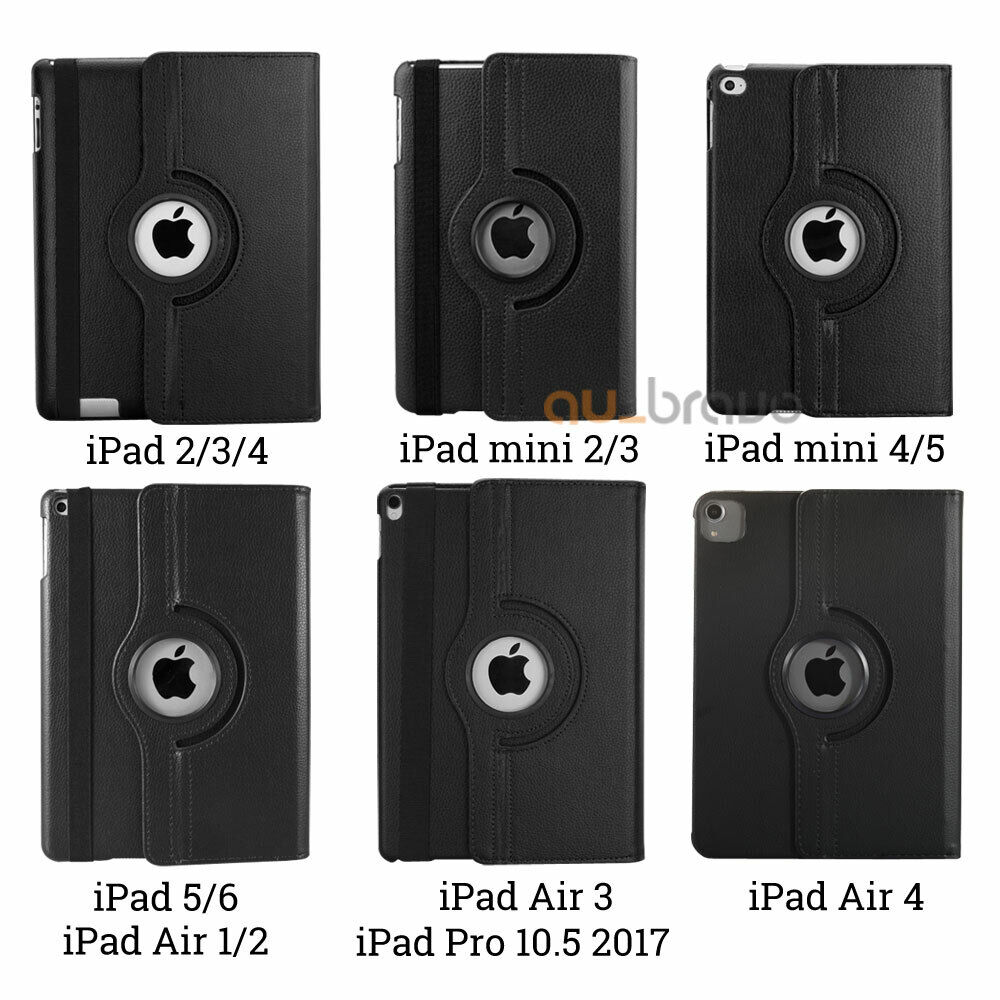 Smart 360 Rotate Leather Case Cover For Apple iPad 3 4 5 6 7 8 9 10 Mini Pro Air