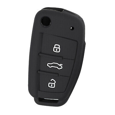 For Audi A1 S1 A2 A3 S3 A5 A6 A8 S6 Silicone Key Cover Shell Remote Fob Case