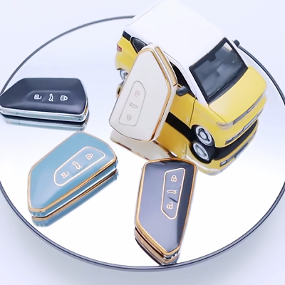 Remote Car Key Shell Cover Fob Case For VW Volkswagen Golf MK8 Skoda Octavia