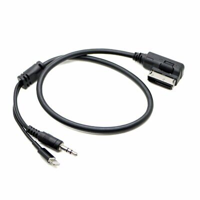 For Audi MMI Music Interface AUX Cable Cord 8 Pin Charging iPod iPhone