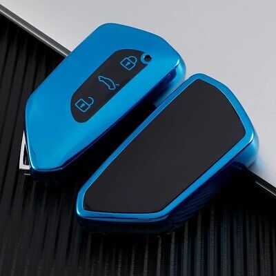 Remote Car Key Shell Cover Fob Case For VW Volkswagen Golf MK8 Skoda Octavia