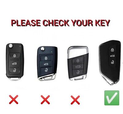 Remote Car Key Shell Cover Fob Case For VW Volkswagen Golf MK8 Skoda Octavia