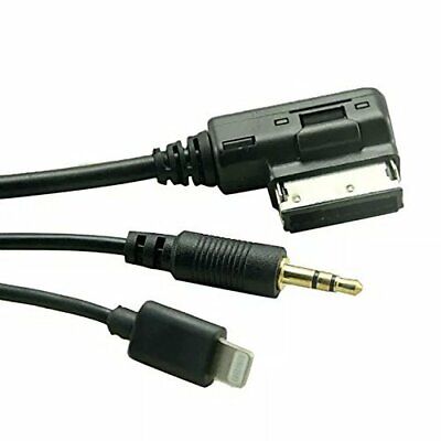 For Audi MMI Music Interface AUX Cable Cord 8 Pin Charging iPod iPhone