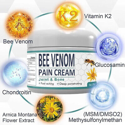 Relief Bee Venom Joint Care Cream Bone Healing Cream Relieve Pain Lumbar Spine