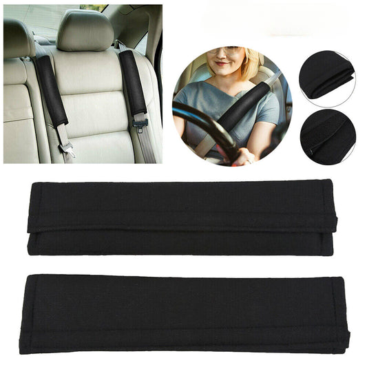 2x Car Seat Belt Cushion Cover Soft Shoulder Pad Harness Shoulder Straps